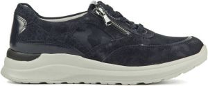 Waldläufer Waldlaufer Sneakers Dames Lage sneakers Damesschoenen Suède 760001 sue Blauw