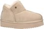 Warmbat Australia Willow Plateau suède pantoffels beige - Thumbnail 1