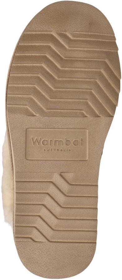 Warmbat Australia Collie pantoffels zwart bruin ecru - Foto 3