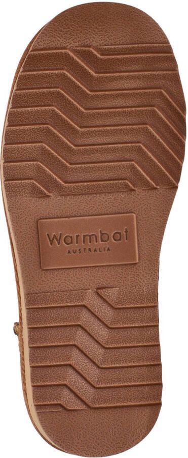 Warmbat Australia Durack suède enkelboots cognac zwart - Foto 3