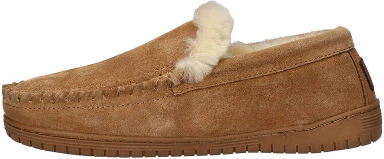 Warmbat Australia Warmbat Grizzly heren pantoffel Cognac