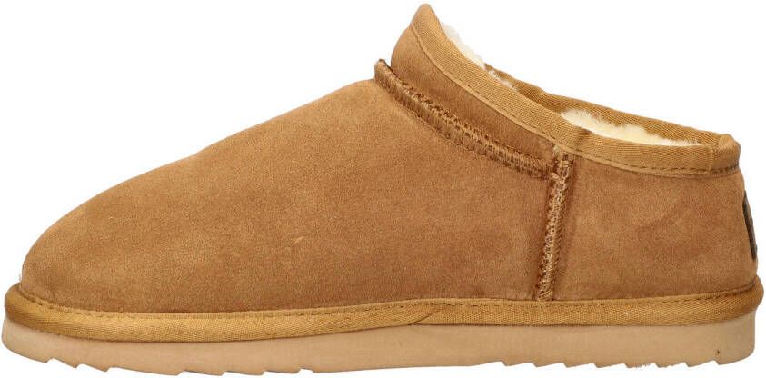 Warmbat Heren Suède Pantoffel voor de Herfst Brown Heren