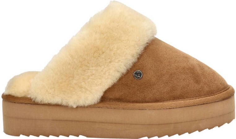 Warmbat Suède Pantoffels voor Wolkenwandeling Brown Dames
