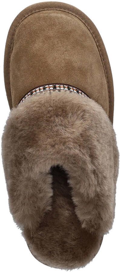 Warmbat Australia suède pantoffels taupe - Foto 3