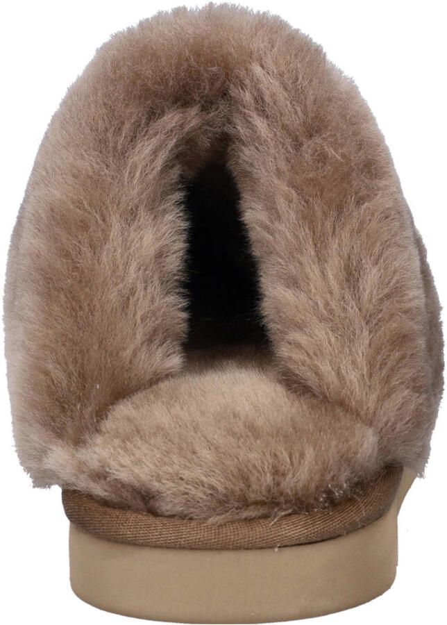 Warmbat Australia suède pantoffels taupe
