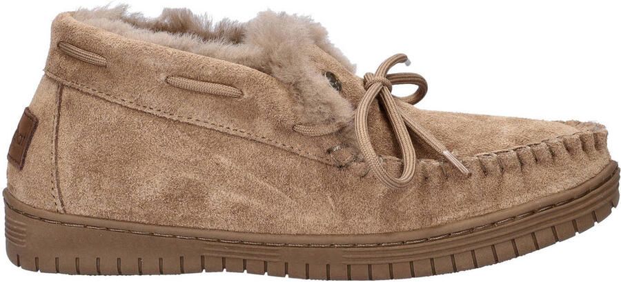 Warmbat Australia suède pantoffels taupe