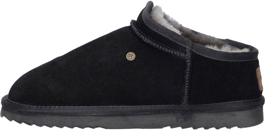 Warmbat Australia suède pantoffels zwart - Foto 3
