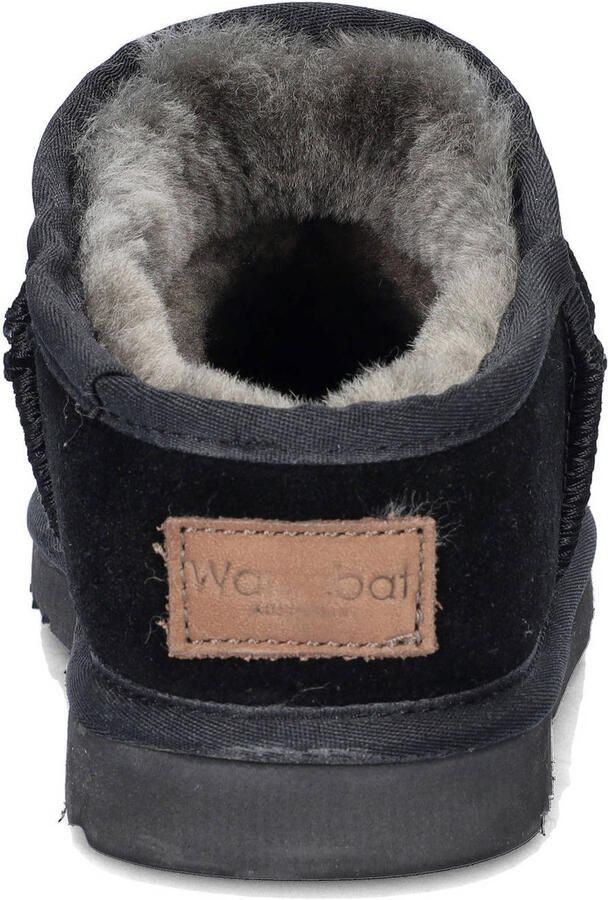 Warmbat Australia suède pantoffels zwart - Foto 2