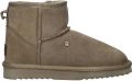 Warmbat Australia Wallaby suède enkelboots kaki - Groen