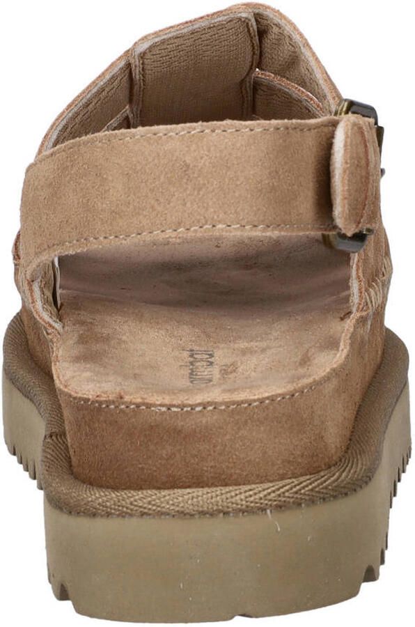 Warmbat Australia Wenlock suède sandalen met plateauzool zand - Foto 2