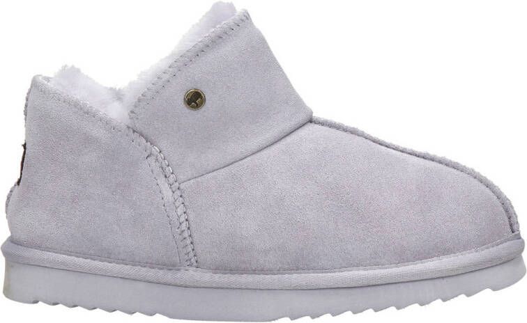 Warmbat Australia Willow gevoerde suède pantoffels lila