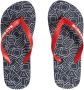WE Fashion teenslippers blauw rood Jongens Rubber 34 35 - Thumbnail 1