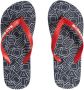 WE Fashion teenslippers blauw rood Jongens Rubber 30 31 - Thumbnail 1