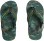 WE Fashion teenslippers groen Jongens Rubber 38 39 - Thumbnail 1