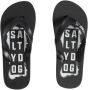 WE Fashion teenslippers zwart Jongens Rubber 34 35 - Thumbnail 1