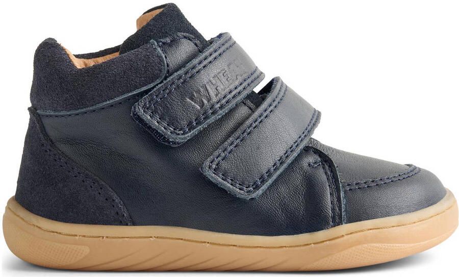 Wheat Barry leren sneakers donkerblauw