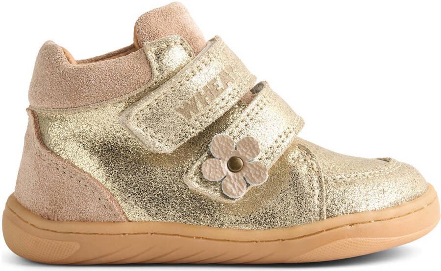 Wheat Barry leren sneakers goud roze