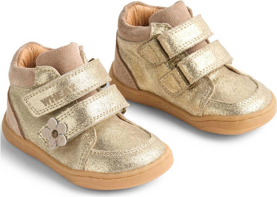 Wheat Barry leren sneakers goud roze - Foto 2