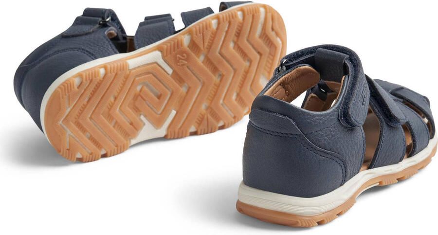 Wheat leren sandalen donkerblauw - Foto 3