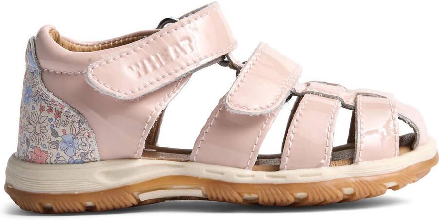 Wheat leren sandalen lichtroze