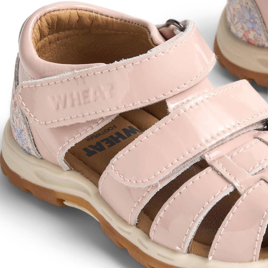 Wheat leren sandalen lichtroze - Foto 2
