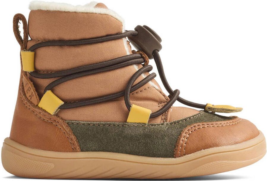 Wheat Milan Tex gevoerde enkelboots cognac