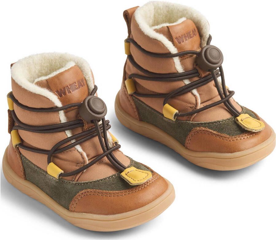 Wheat Milan Tex gevoerde enkelboots cognac - Foto 2