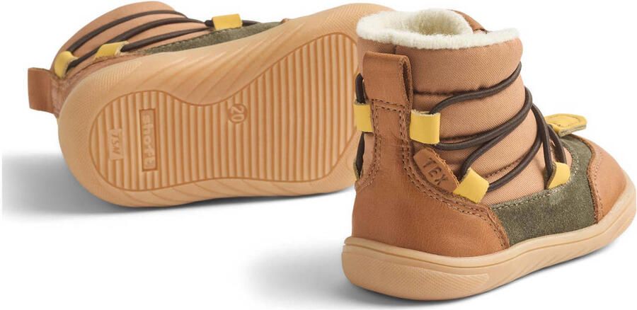 Wheat Milan Tex gevoerde enkelboots cognac - Foto 3