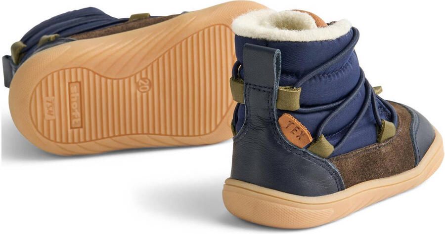 Wheat Milan Tex gevoerde enkelboots donkerblauw - Foto 3