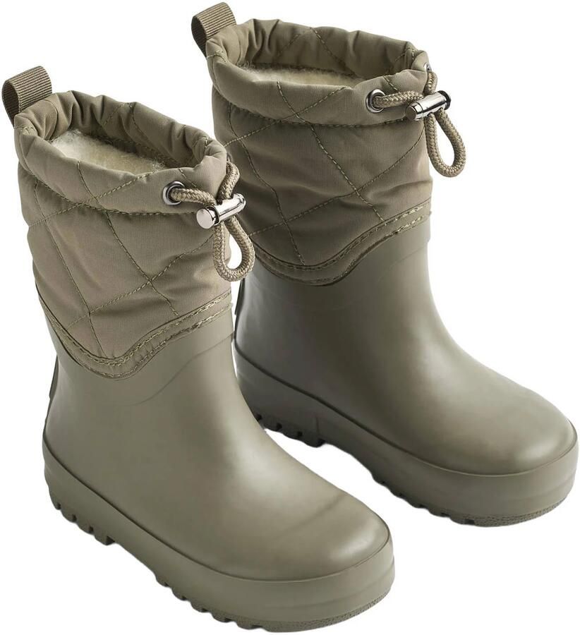 WHEAT Kid's Thermo Snowboot Drizzle Rubberlaarzen olijfgroen - Foto 3