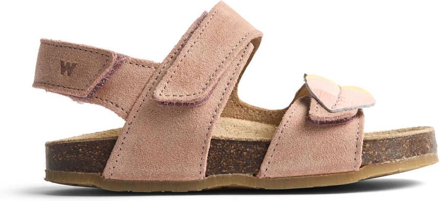 Wheat suède sandalen oudroze
