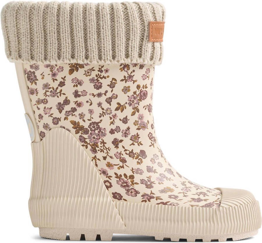 Wheat Thermo Wader gebloemde regenlaarzen lichtroze