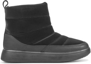 Woden Enkellaarsjes Dames Laarzen Damesschoenen Leer Isa waterproof Zwart