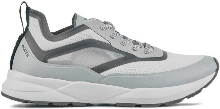 WODEN Lage Sneakers Dames Stelle Transparan Maat: 41 Materiaal: Kunststof Kleur: Wit