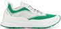 Woden Sneakers Dames Lage sneakers Damesschoenen Leer Stelle transparan Groen combi - Thumbnail 1