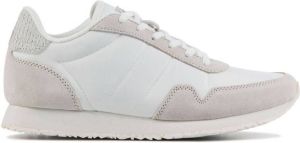Woden Sneakers Dames Lage sneakers Damesschoenen Suède Nora III plateau Wit