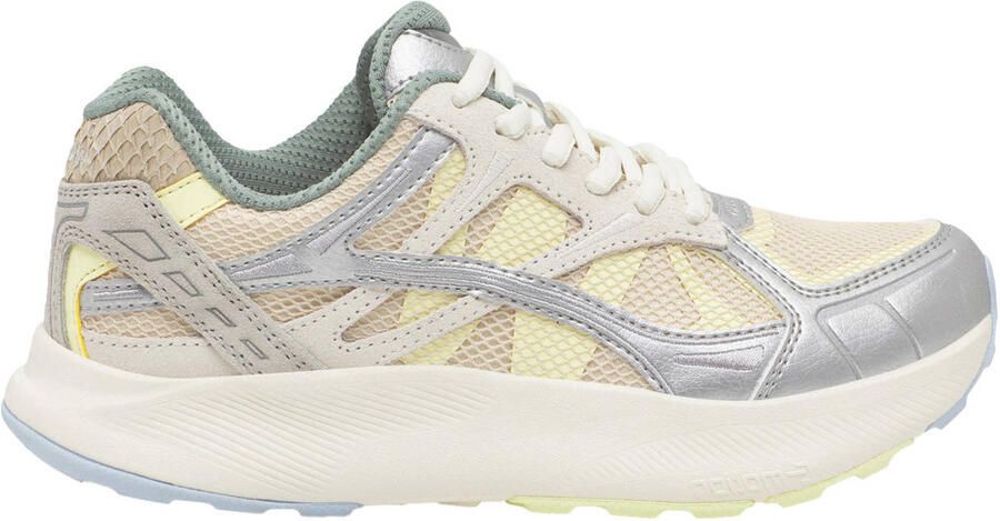 Woden chunky sneakers beige zilver geel