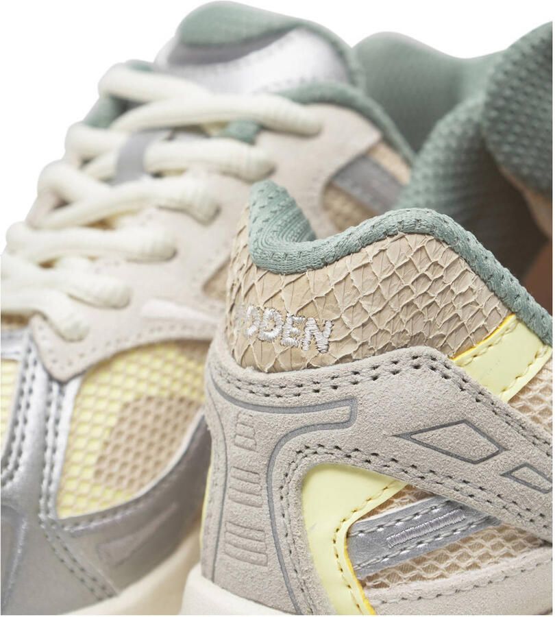 Woden chunky sneakers beige zilver geel - Foto 2