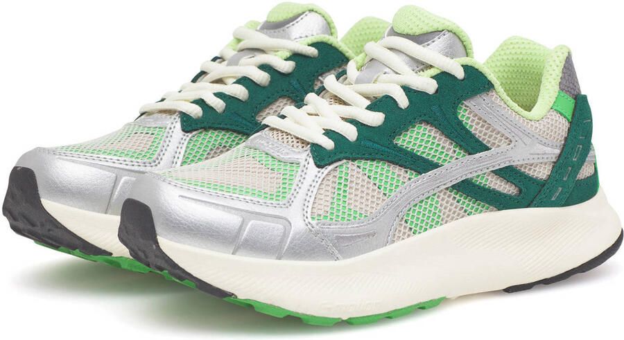 Woden chunky sneakers groen - Foto 3