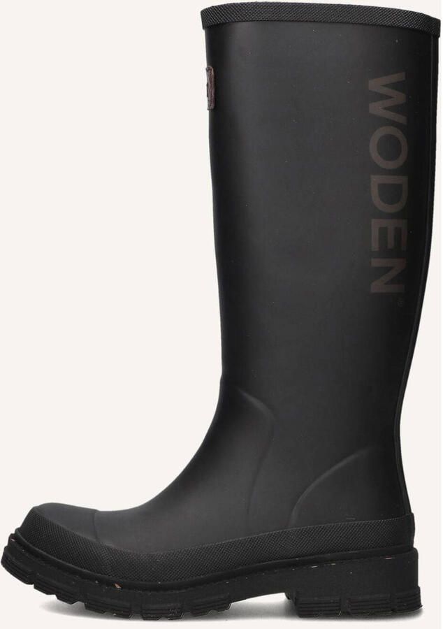 Woden Waterdichte regenlaarzen stijlvol ontwerp Black Dames - Foto 2