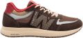 WODEN Sneakers laag ' Rigmor ' beige chocoladebruin bloedrood - Bruin
