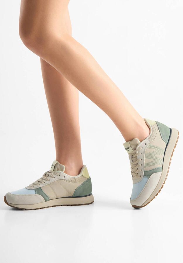 Woden Ronja Sneakers groen Leer Dames - Foto 2