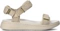 Woden Line Fish Sandalen Dames Gebroken wit - Wit