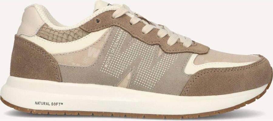 Woden Rigmor Heritage Sneakers Dames Beige