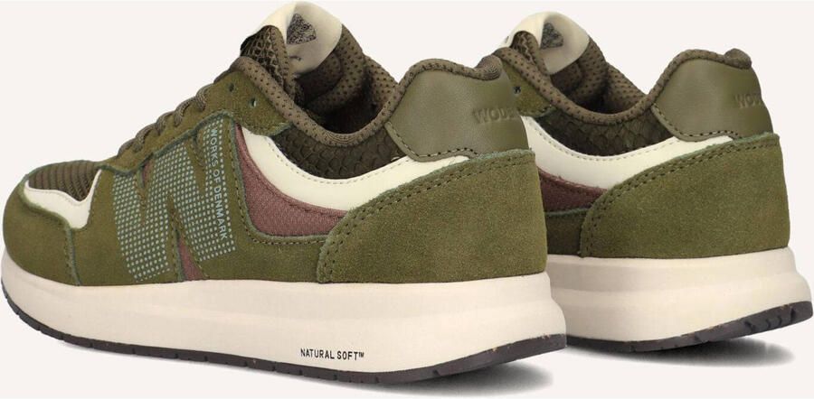 Woden Rigmor Open Mesh Sneakers Dames Groen - Foto 2