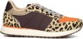 Woden Luipaard Tijger Koeharen Smart Mode Sneakers - Bruin