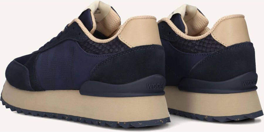 Woden Ronja Plateau Sneakers Dames Blauw - Foto 2