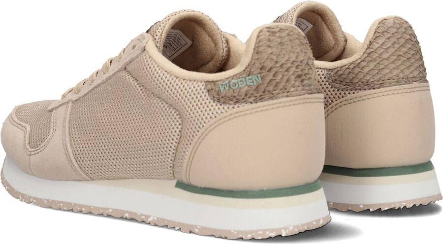 WODEN Lage Sneakers Dames Ydun Icon Textiel Beige - Foto 3