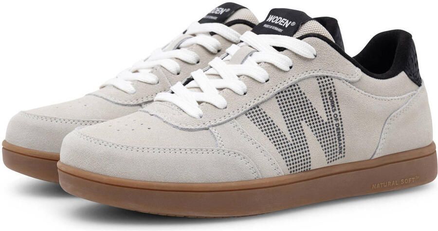 Woden suède sneakers grijs - Foto 3