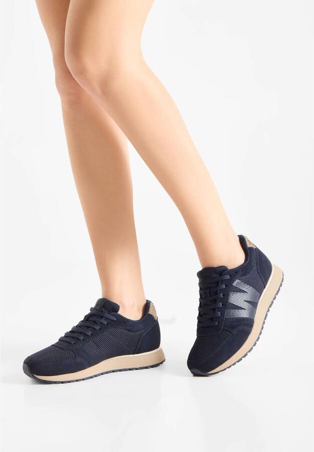 Woden Ydun Icon II leren sneakers donkerblauw - Foto 2